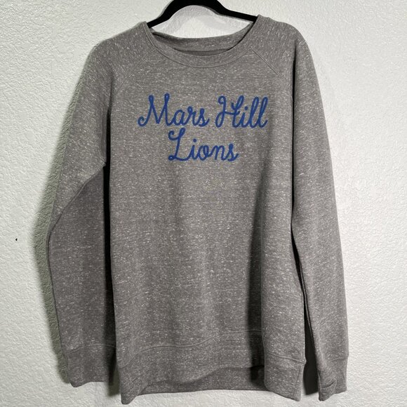 Pressbox Sweatshirt Womens M Gray Mars Hill Lions College Football University - Picture 1 of 6